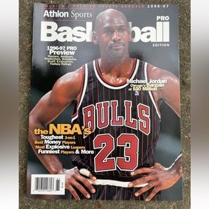 Athlon Sports Magazine Pro Basketball Edition 1996-1997 Michael Jordan